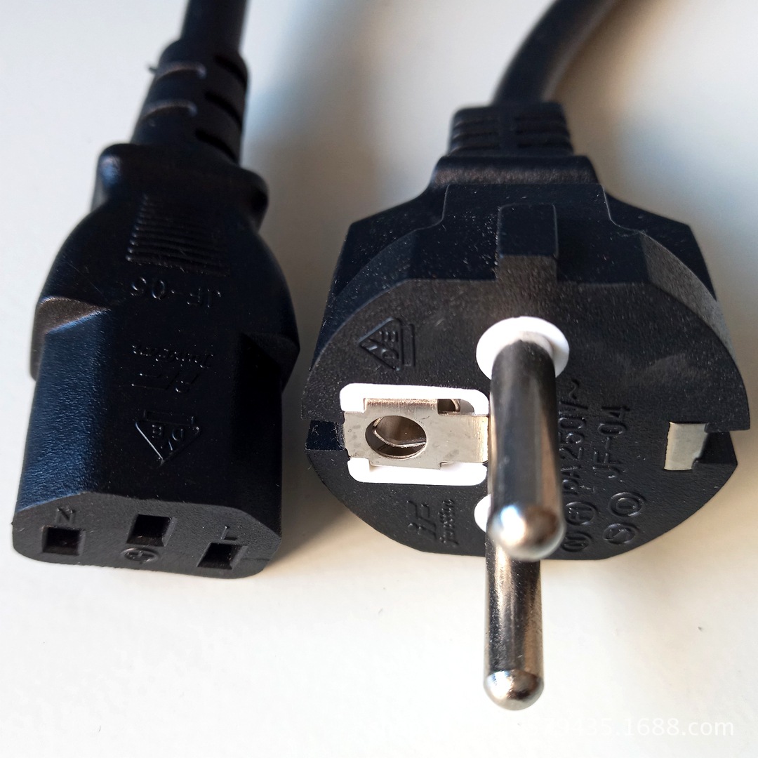 世界各国插头电源线,欧洲电源插头类型