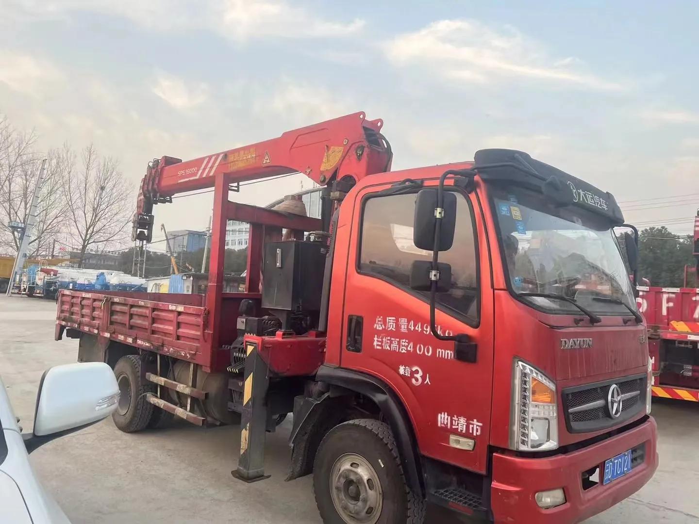 二手蓝牌随车吊自卸15吨,4.2米160马力二手蓝牌随车吊