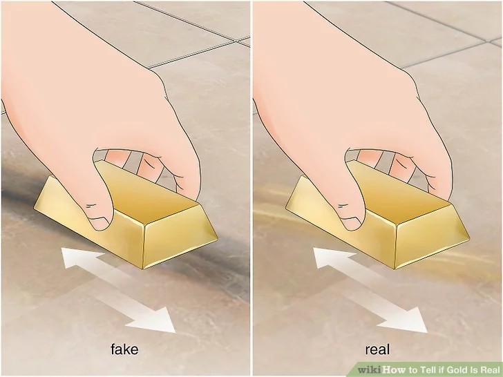 怎样在家辨别黄金的真假方法图片 (在家怎么辨别黄金的真假简单方法)