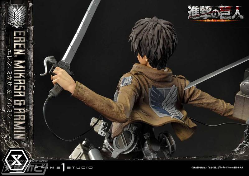 进击的巨人艾伦最终季手办,《进击的巨人》始祖艾伦手办