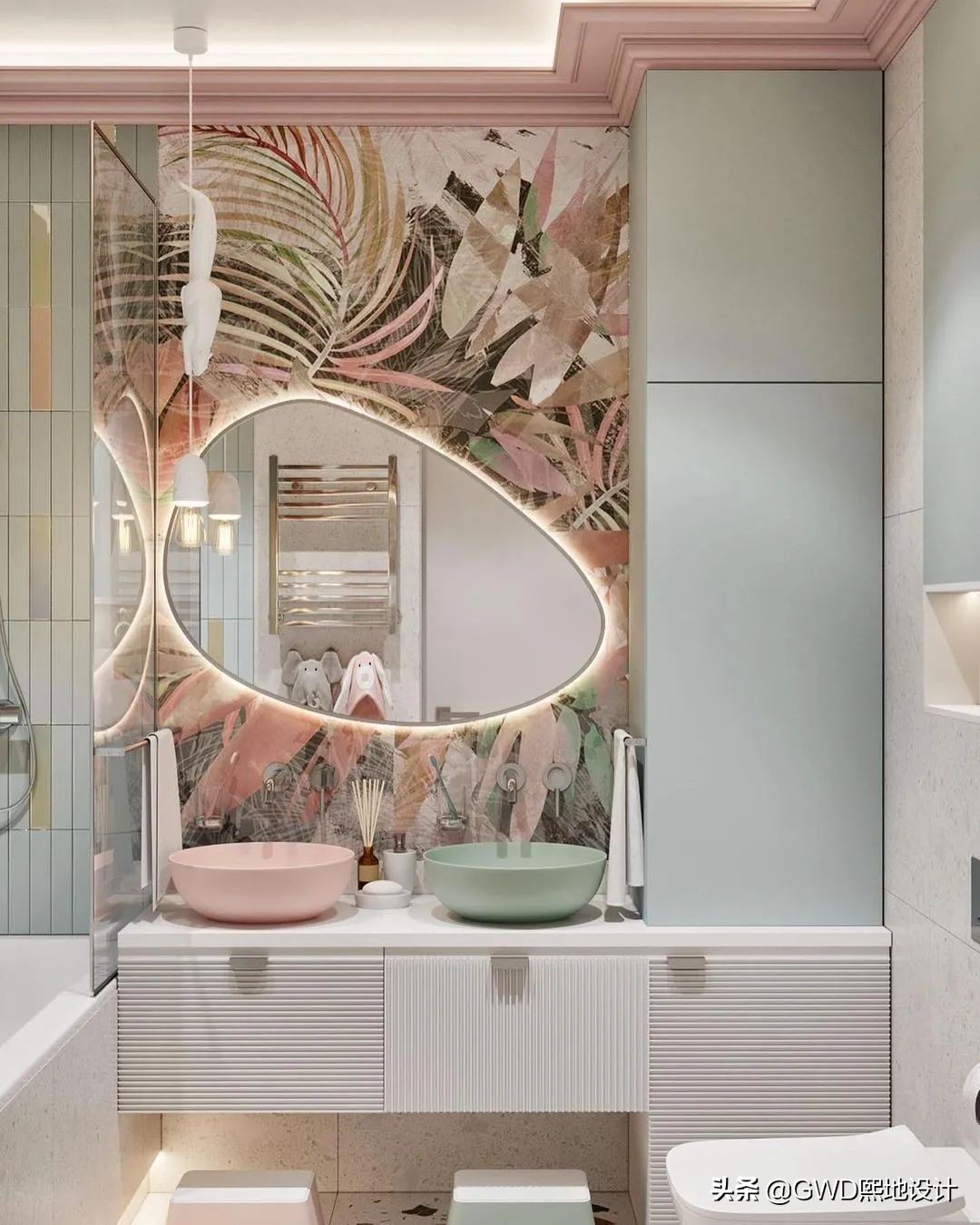 最美卫生间装修效果图,2021最火卫生间设计效果图