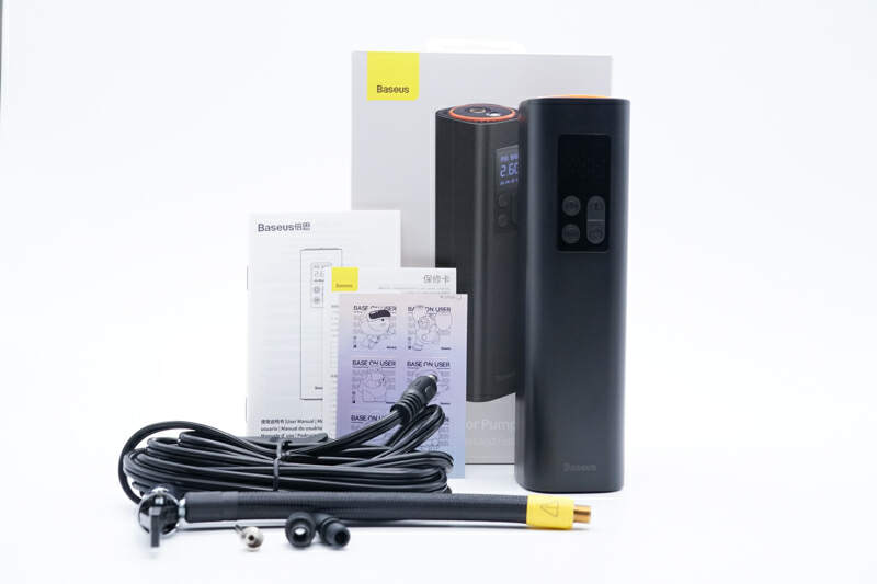 倍思超迷你充气泵产品说明书,小型静音充气泵测评