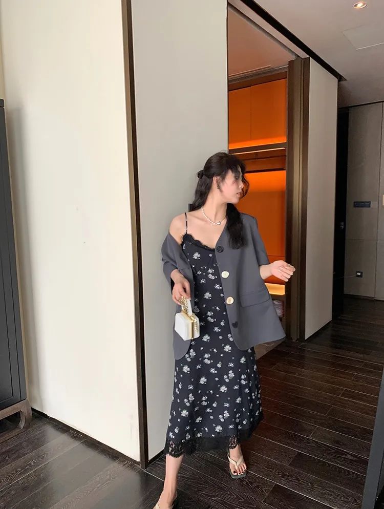 155微胖小个子连衣裙500多的,155微胖女生连衣裙2件套小碎花