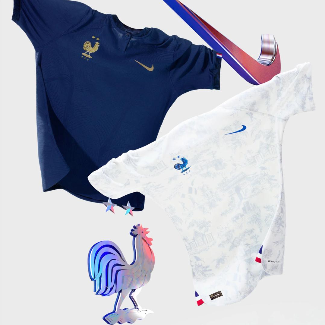 2018法国足球队队服设计,法国队足球标志