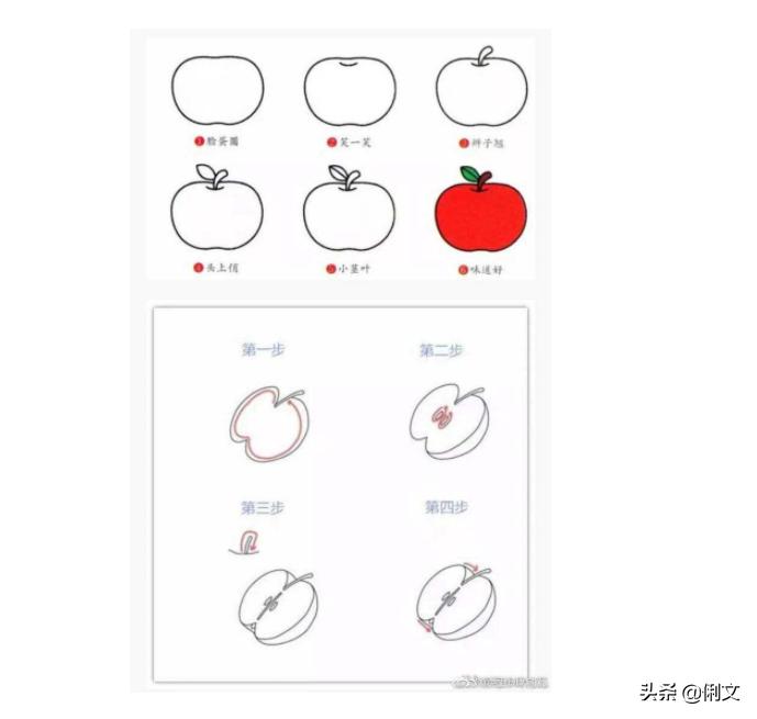 如何画水果蔬菜的简笔画步骤,秋天成熟的水果有哪些简笔画