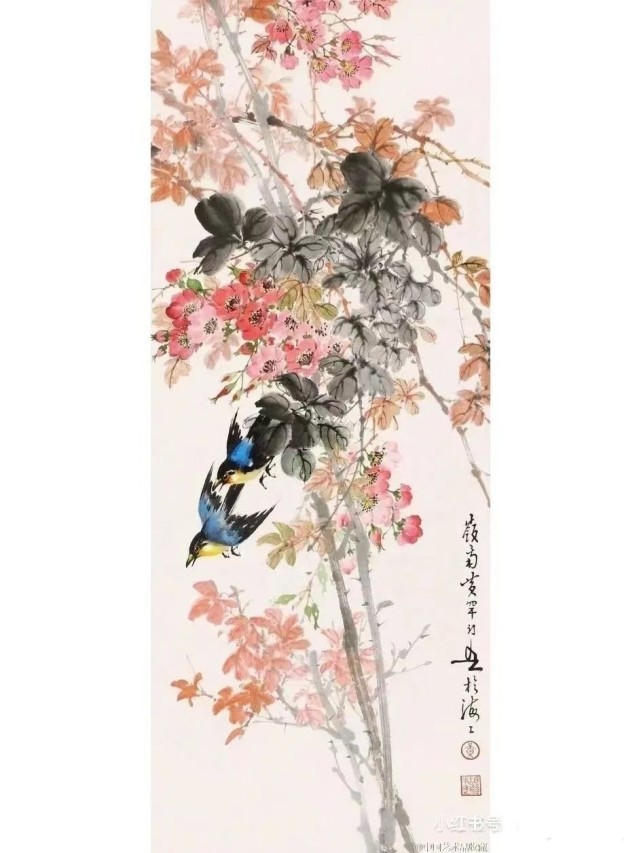 真的栓Q，抄上瘾了，迪奥抄马面裙之后又抄袭中国的花鸟图