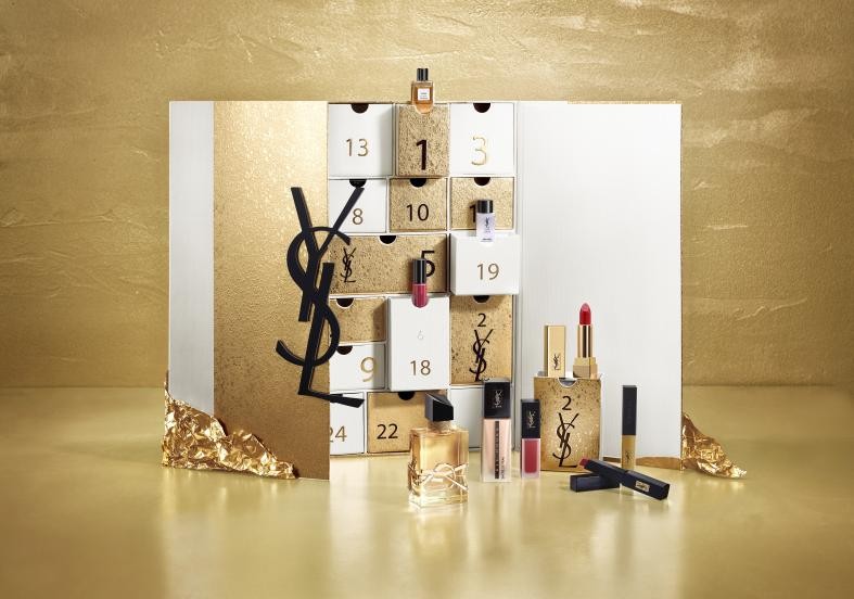 ysl圣罗兰美妆横版视频,ysl圣罗兰夜光口红气垫礼盒