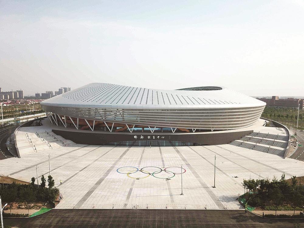 邯郸新建的体育中心在哪儿,邯郸体育中心鸟瞰图