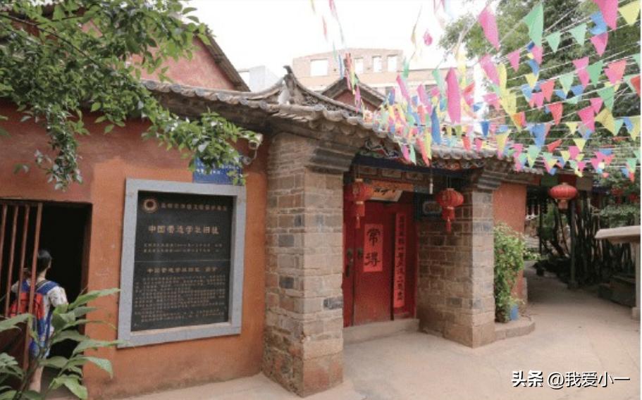 云南昆明古建筑群图,云南省昆明市官渡古镇古建筑