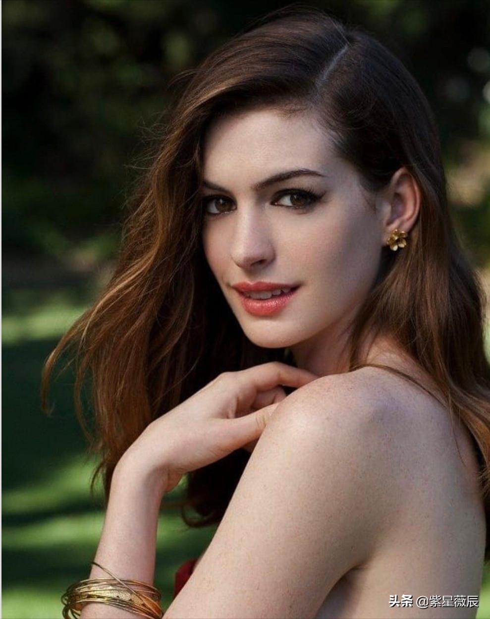 美国安妮海瑟薇短发,欧美女明星盛世美颜安妮海瑟薇