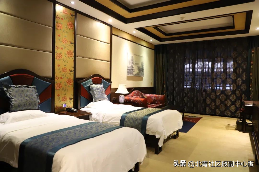 北京通州乔庄温泉度假村,园林温泉区