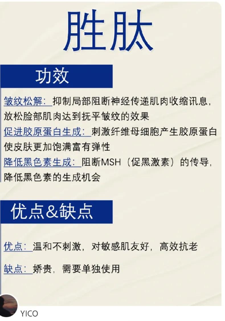 玻色因和烟酰胺哪个配胜肽抗老好,a醇玻色因胜肽抗老的原理