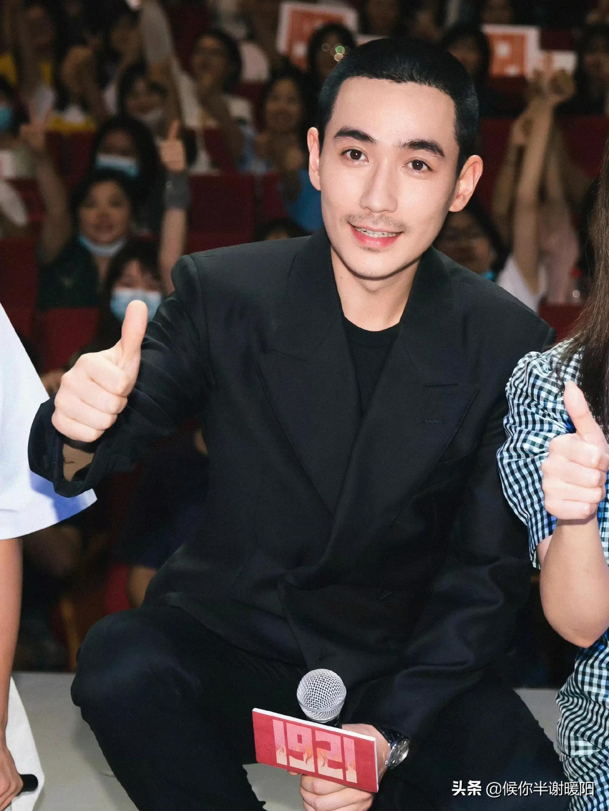 寸头男明星朱一龙,朱一龙肖战最帅的照片