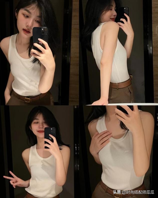 秋冬老头衫怎样搭配,老头衫都能穿出时尚感女款