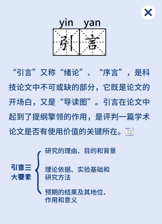 正确认识论文引言与结论