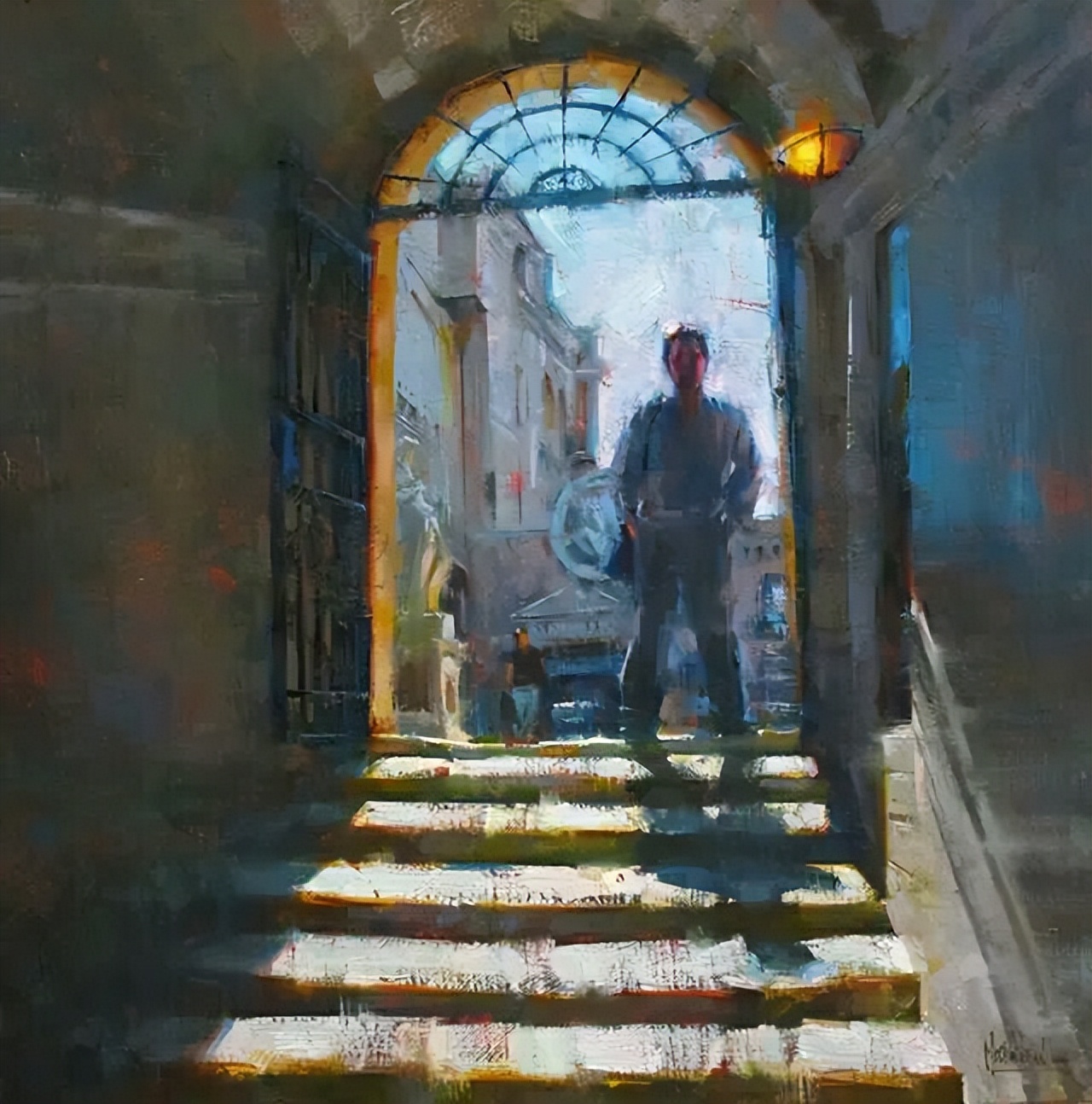 美国女画家珍妮弗,美国现代印象派女画家