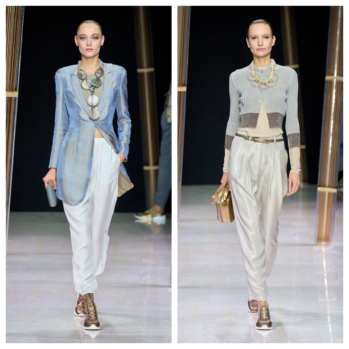 巴黎时装周2023秋冬阿玛尼,阿玛尼armani2022秋冬米兰时装周