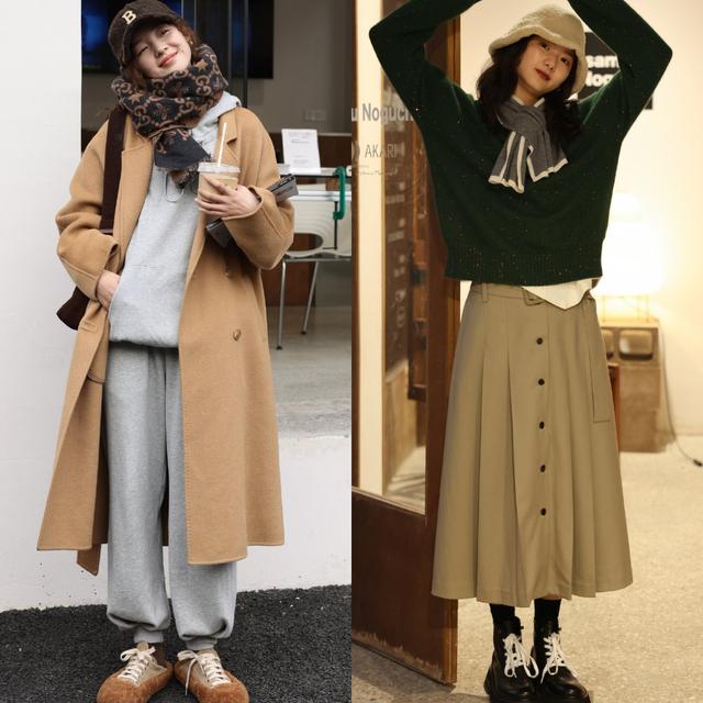 潮流搭配不会烂大街的围巾系法,围巾这样穿显得时尚有气质