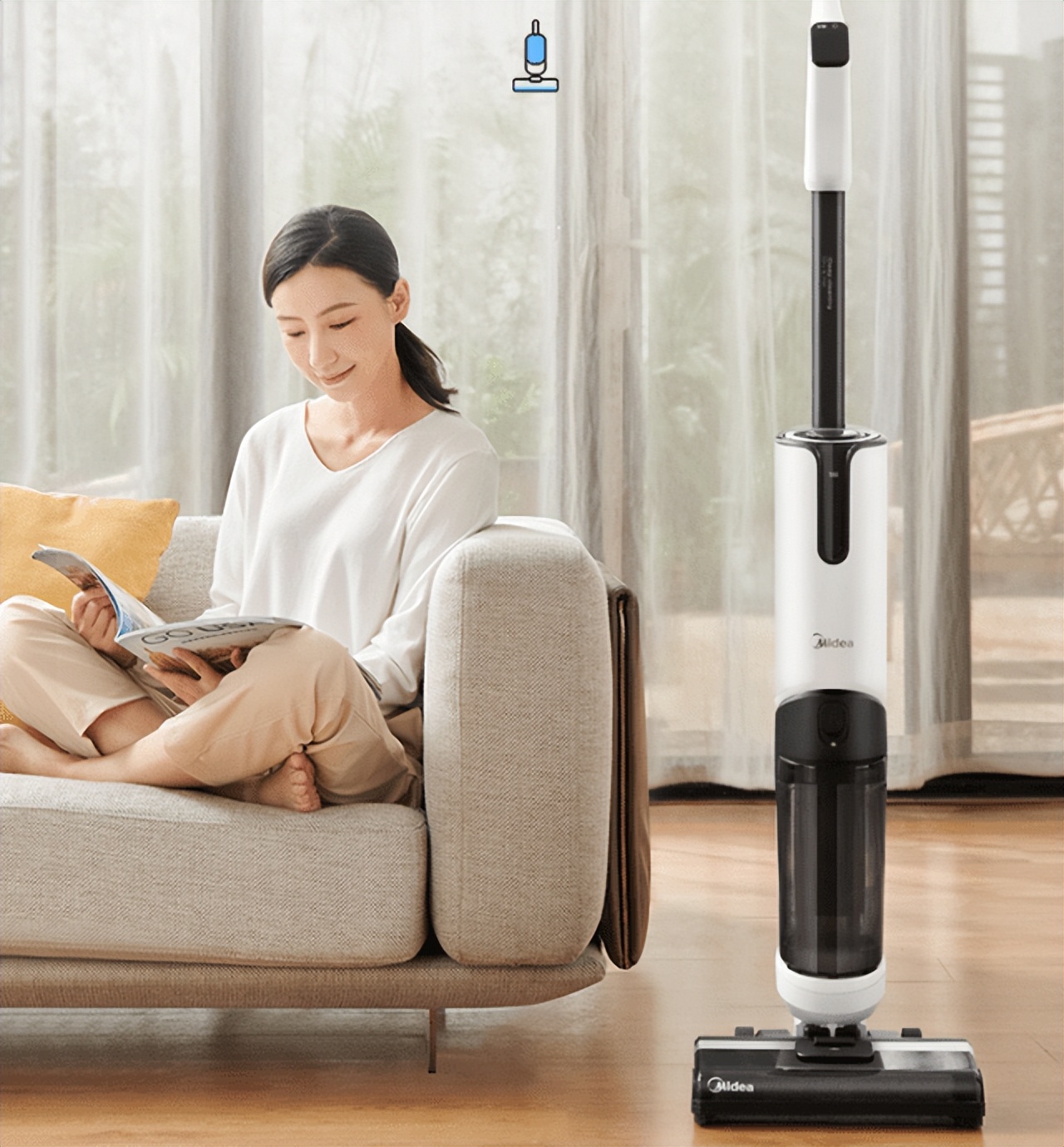 追觅洗地机h12pro和美菱洗地机,悠尼洗地机和德尔玛洗地机p20测试