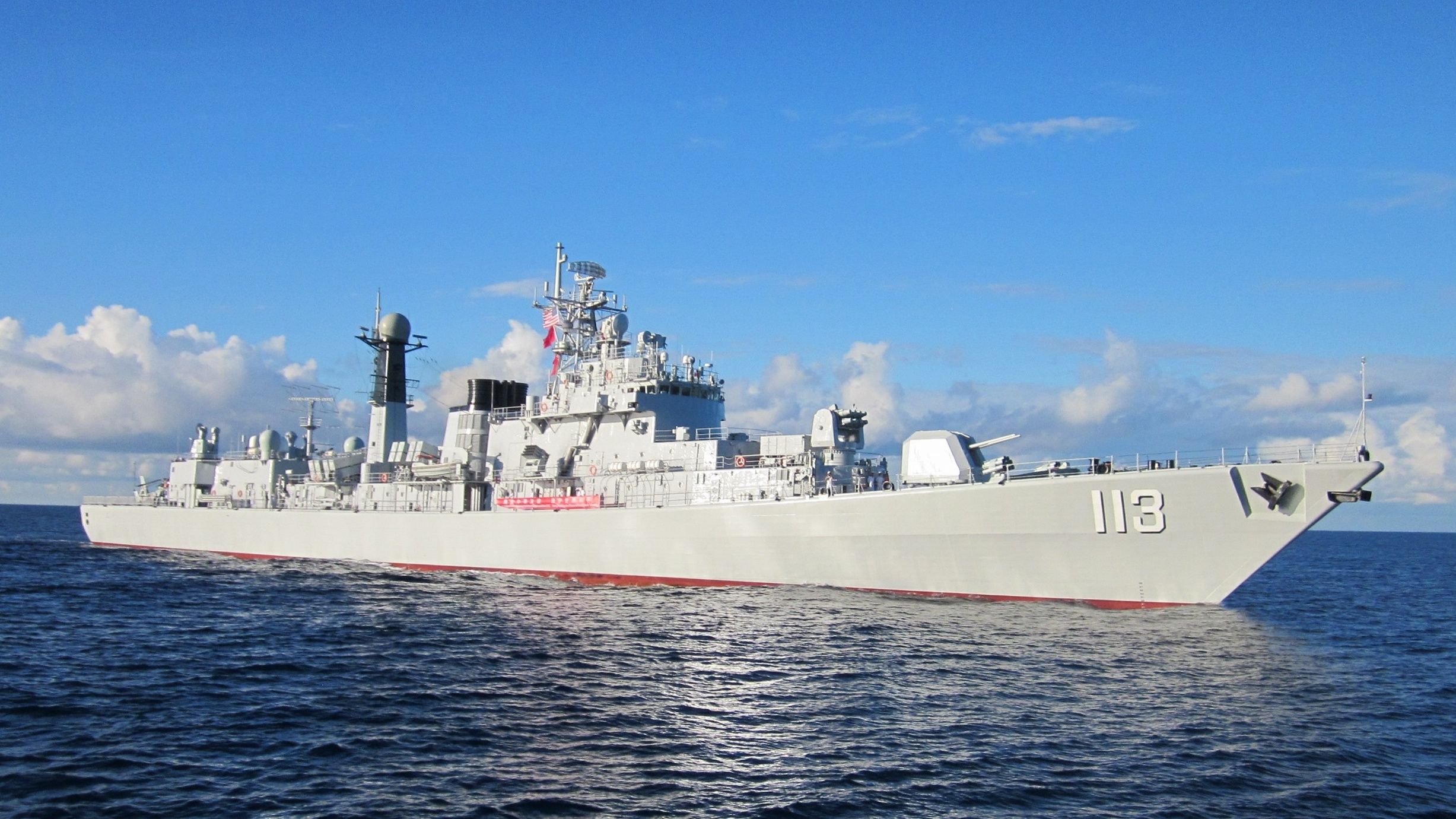 局势升级！美军*力武**支援台湾，中国军舰现身美国家门口！