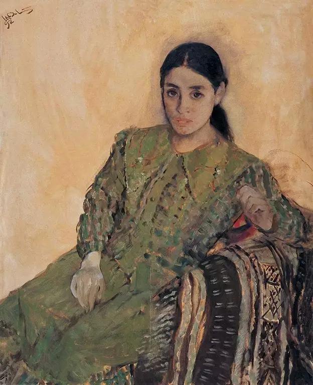 何多苓俄罗斯写生油画,何多苓油画2007