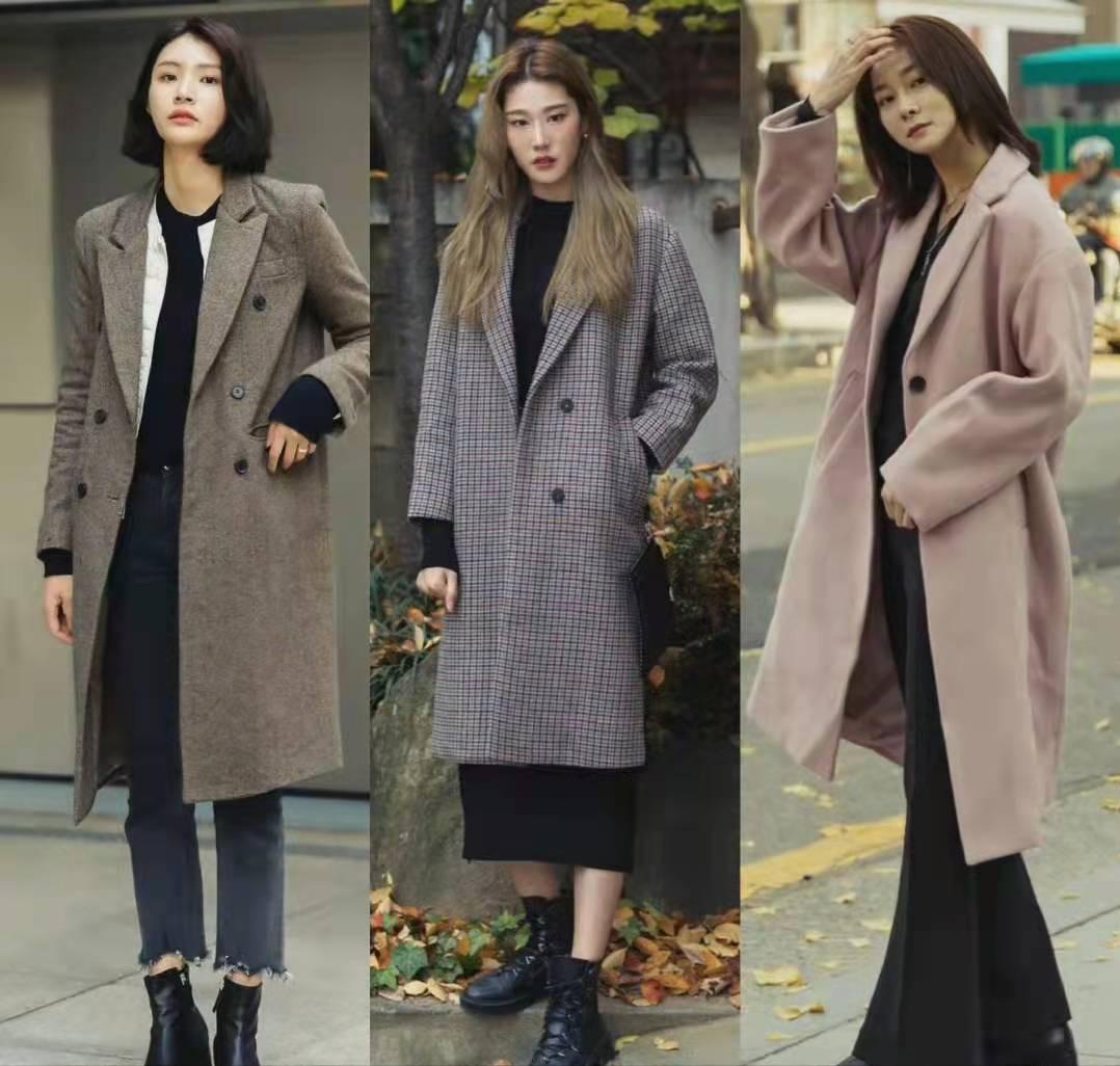 韩国街拍秋季女生穿搭潮,韩国街拍女生穿搭慢视频