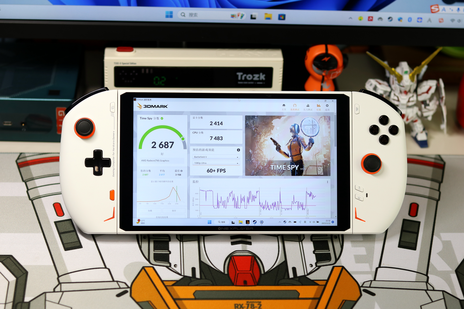 跑分100万的壹号掌机2代，搭载AMD6800U处理器，能玩哪些3A游戏？