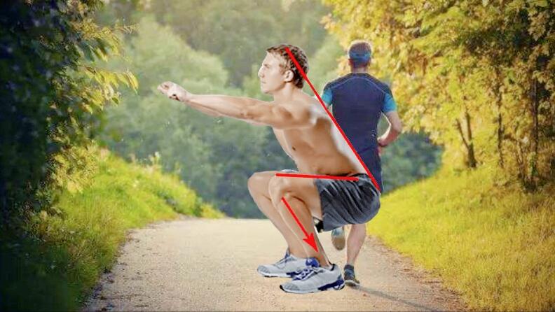 徒手深蹲高难度动作练大腿根肌肉,徒手深蹲锻炼腿部肌肉