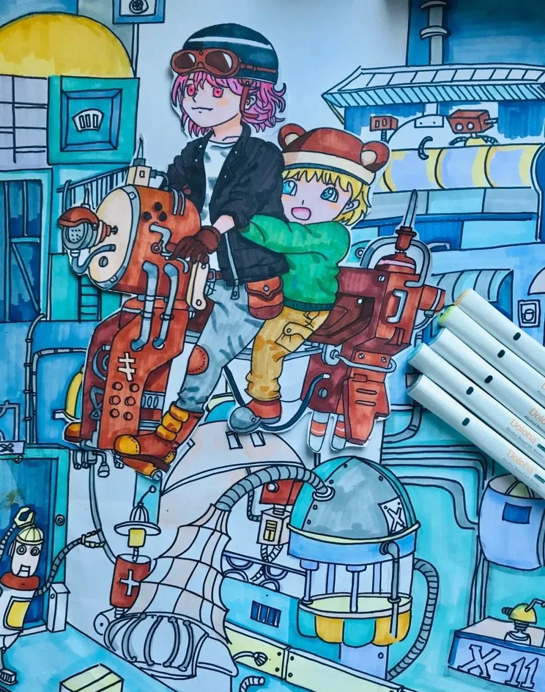 科幻画大全让科学插上艺术的翅膀,插上梦想的翅膀科幻画