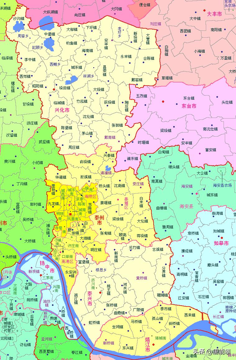 泰州兴化未来五年城市发展,江苏省泰州市兴化市各乡镇分布图