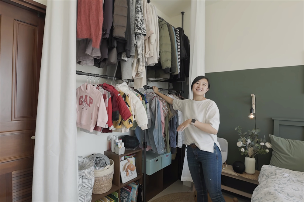 小两口用3天时间，将13㎡杂乱卧室变成森系风，网友：心服口服