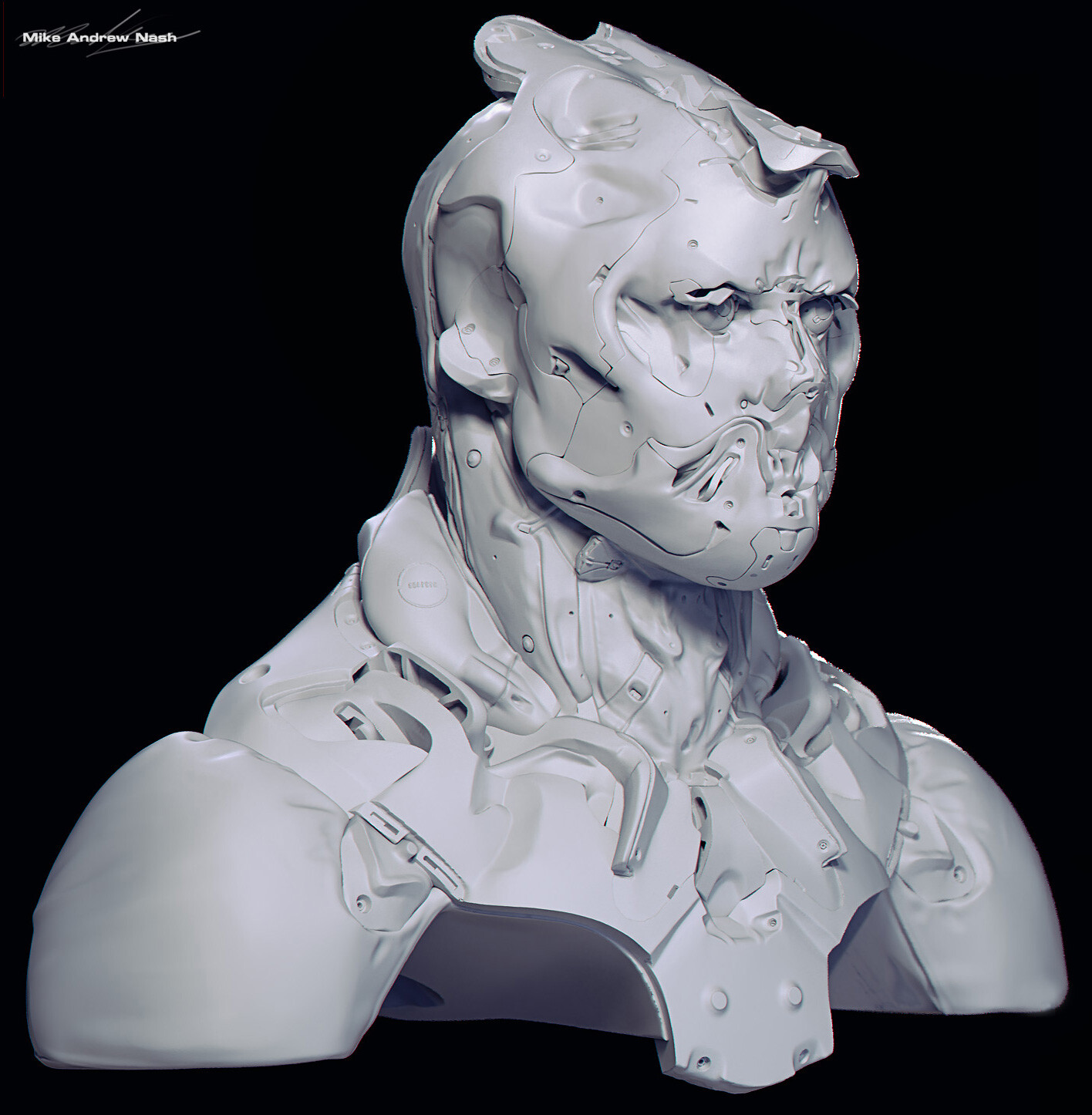 COOL!令人叹为观止的精密机甲穿戴设备｜设计师mikenash作品欣赏