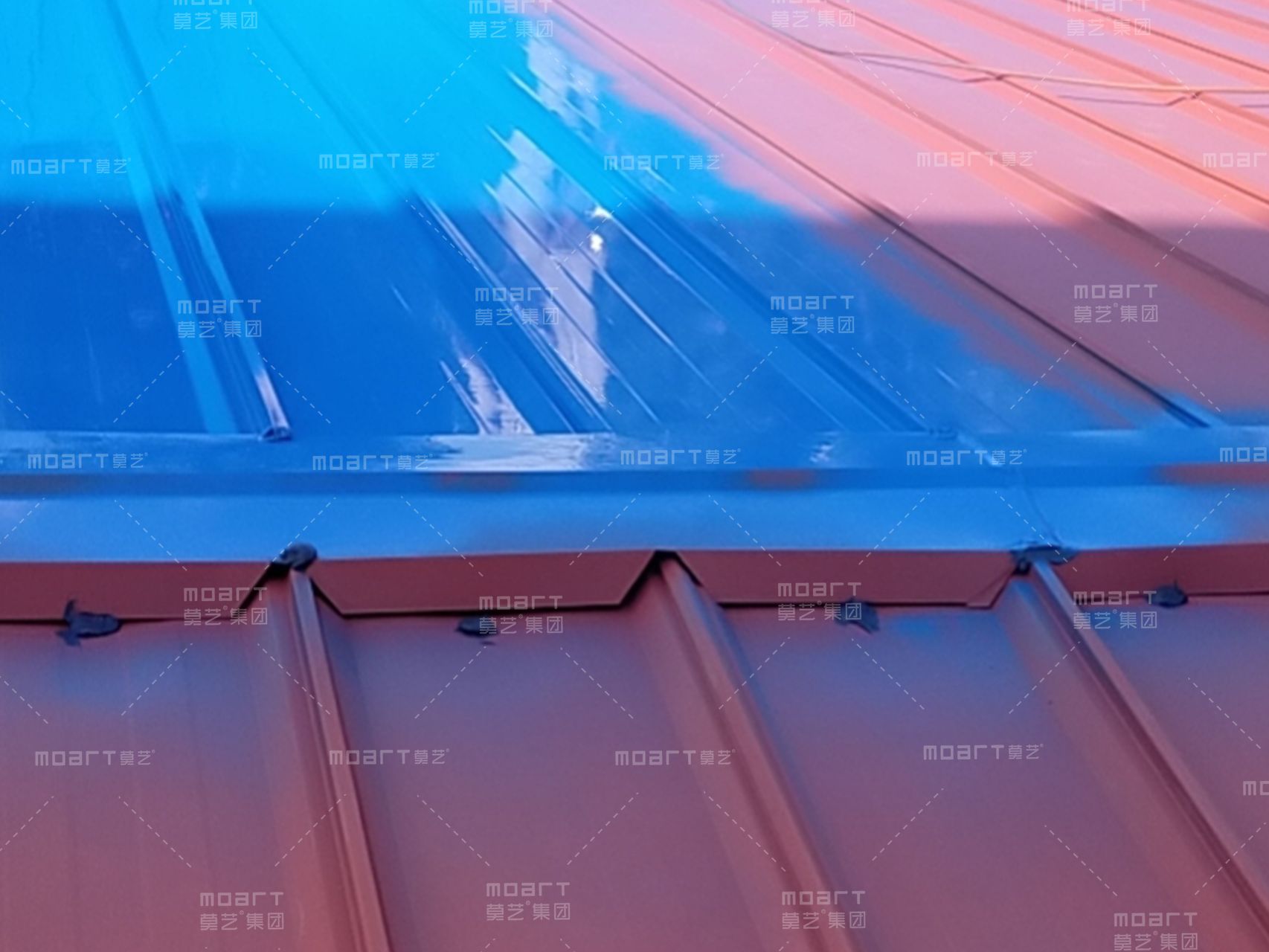 彩钢瓦翻新不起皮不爆裂,彩钢瓦上油的漆为什么起皮