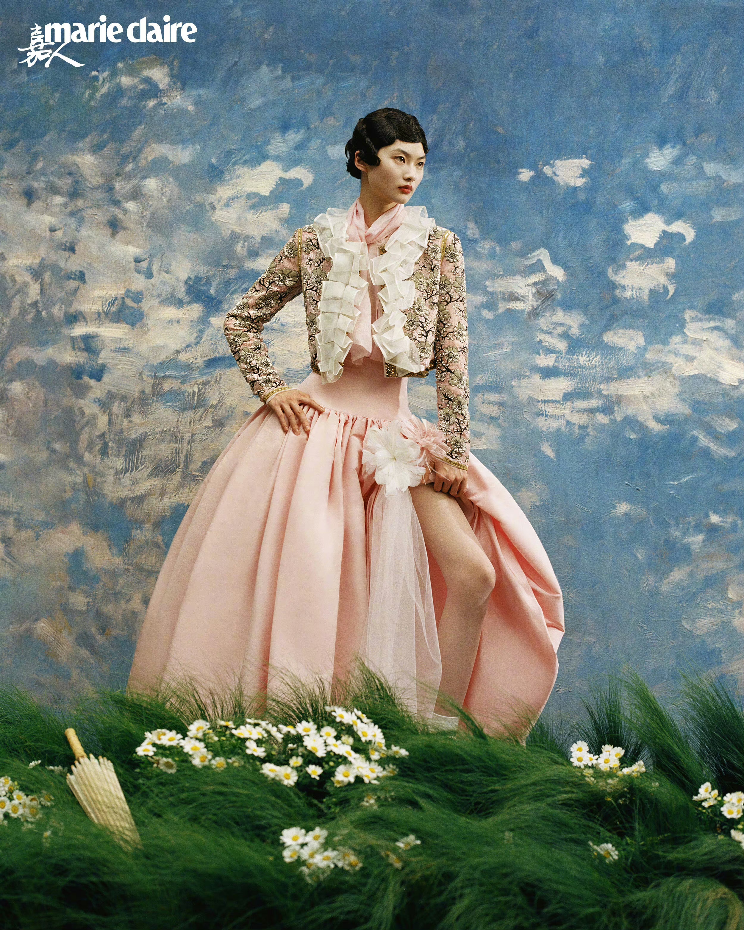 贺聪惊艳的时装,贺聪时尚芭莎