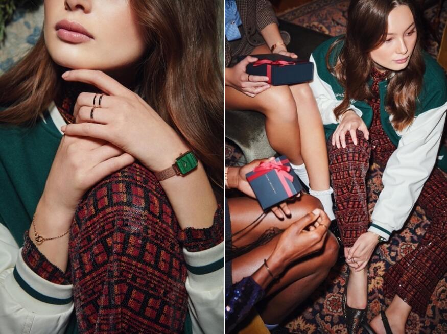 把爱带回家DANIELWELLINGTON定格腕间冬绿沁染圣诞心扉