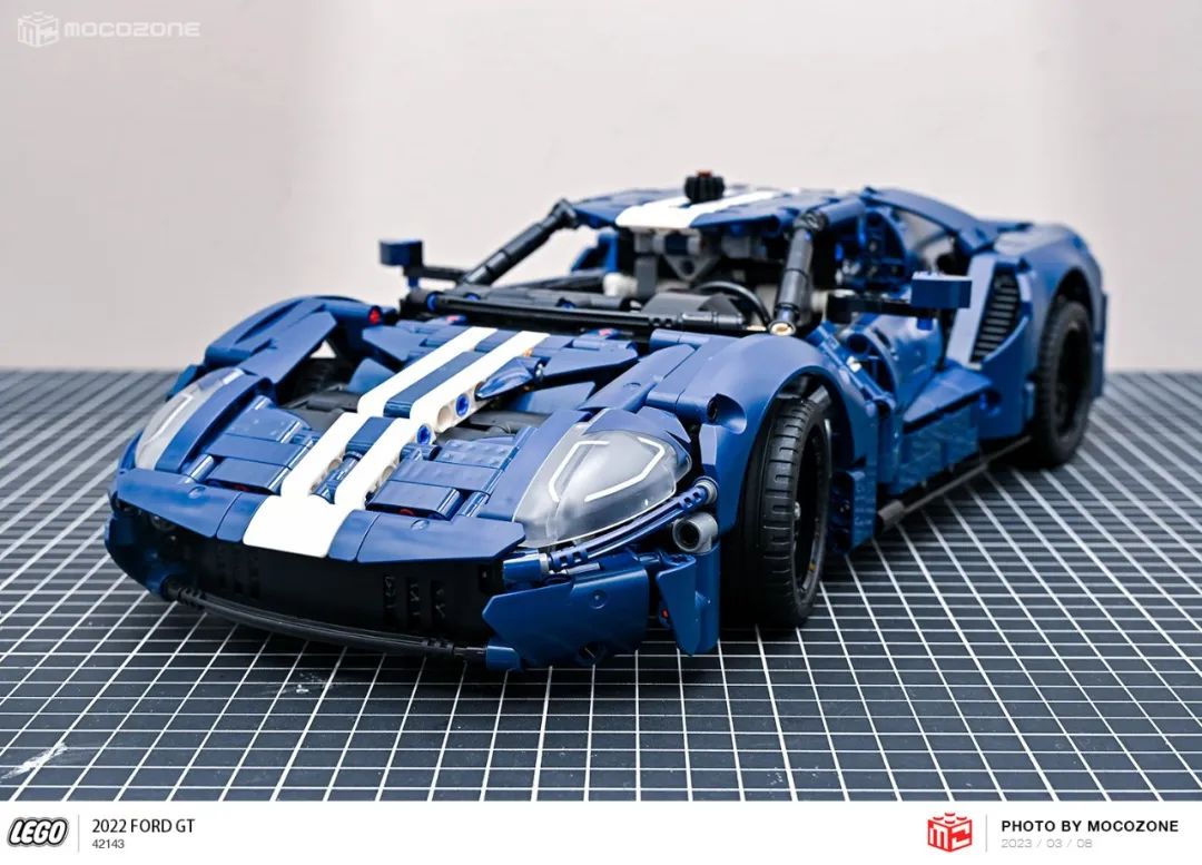 乐高积木福特gt跑车,福特gt2022
