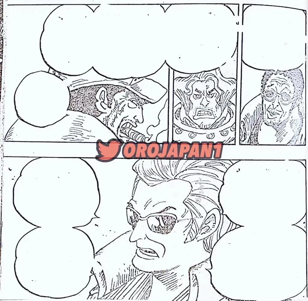 海贼王1054话：萨博救出暴君熊，绿牛被赤犬责骂，黑马登场