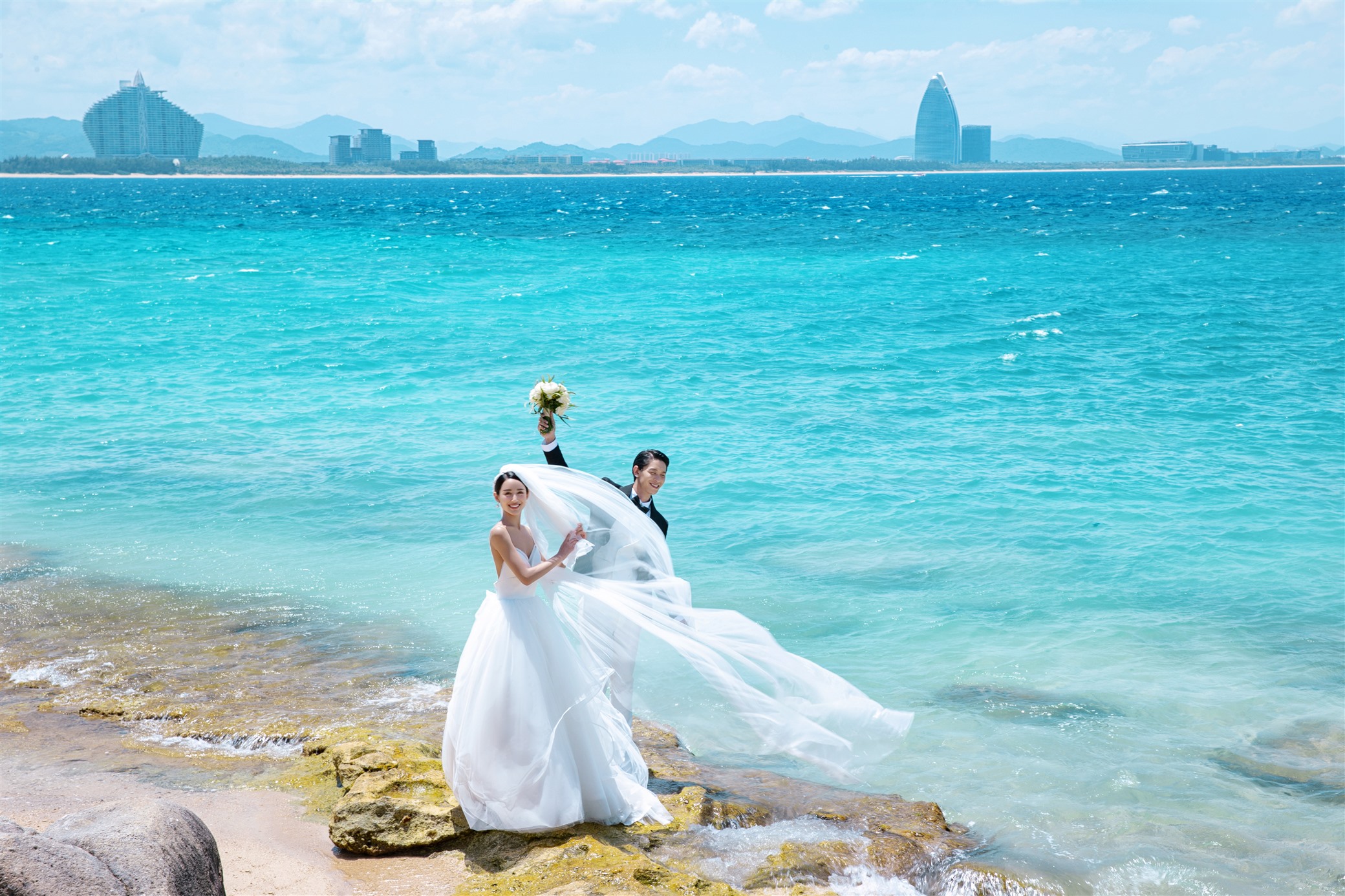 杭州海边旅拍婚纱照的地方推荐,杭州异域风旅拍婚纱照价目表