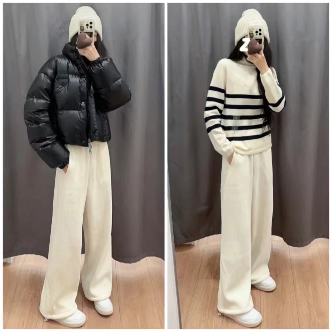 羽绒服搭配什么裤子女孩,女羽绒服和裤子配什么鞋子好看