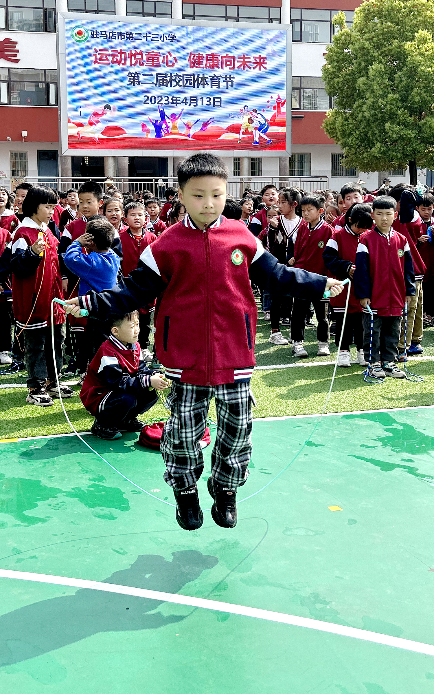 驻马店第23小学运动会,运动悦童心健康伴我行活动计划