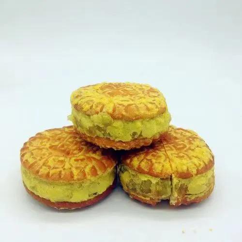 绿豆饼紫薯饼板栗饼做法,绿豆饼绿豆酥的制作过程