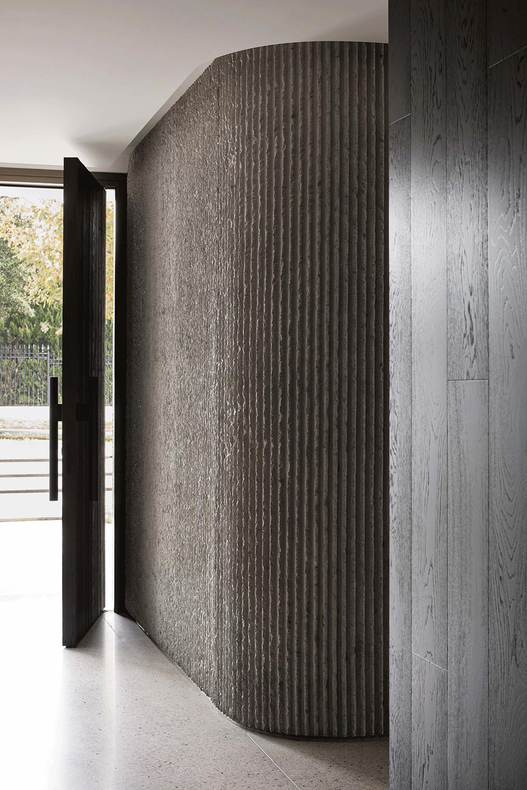 花园式极简清水混凝土别墅,混凝土极简别墅