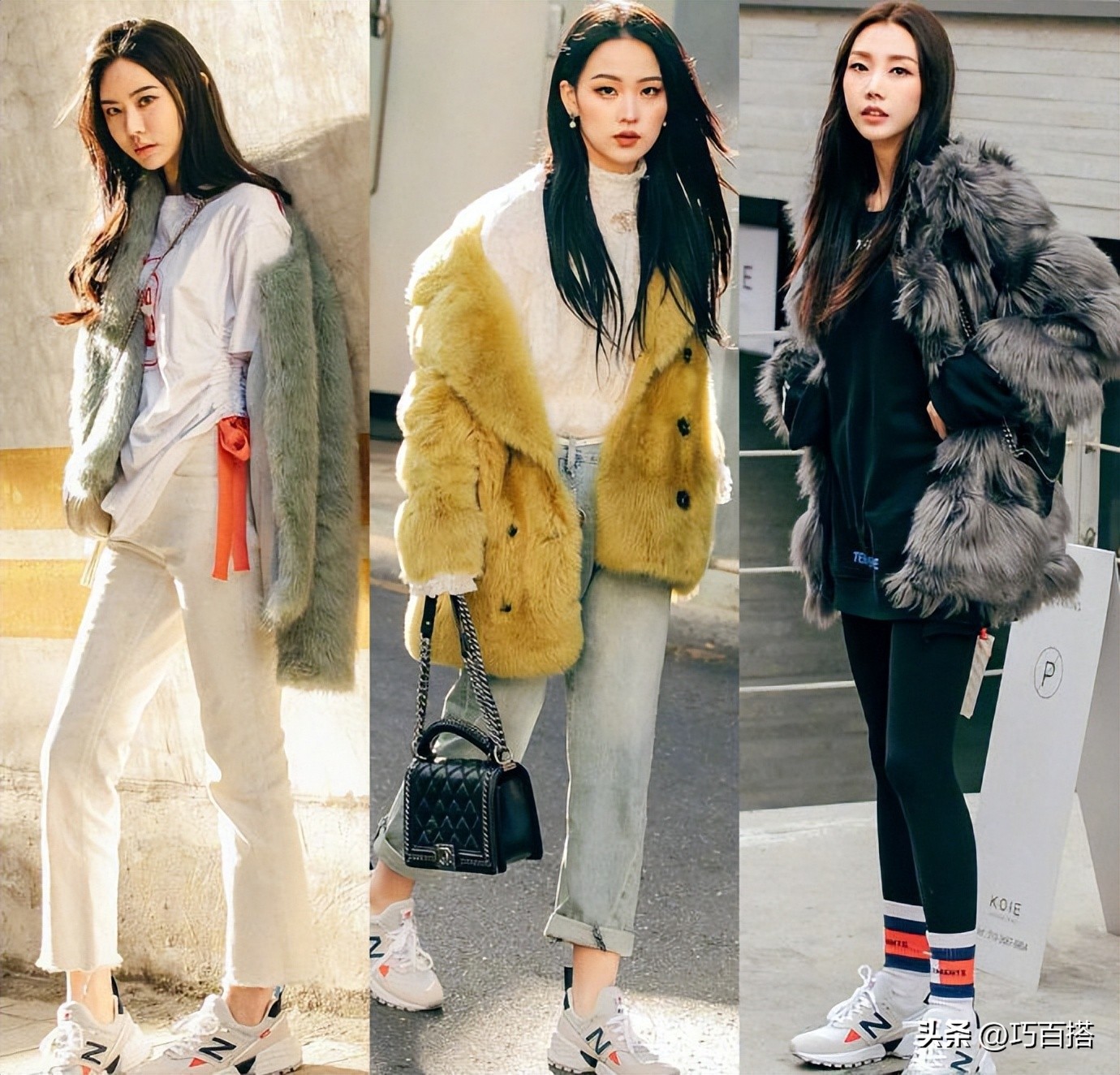 韩国素人街拍“秋冬篇”合集来喽！喜欢精致干练风格的，请别错过