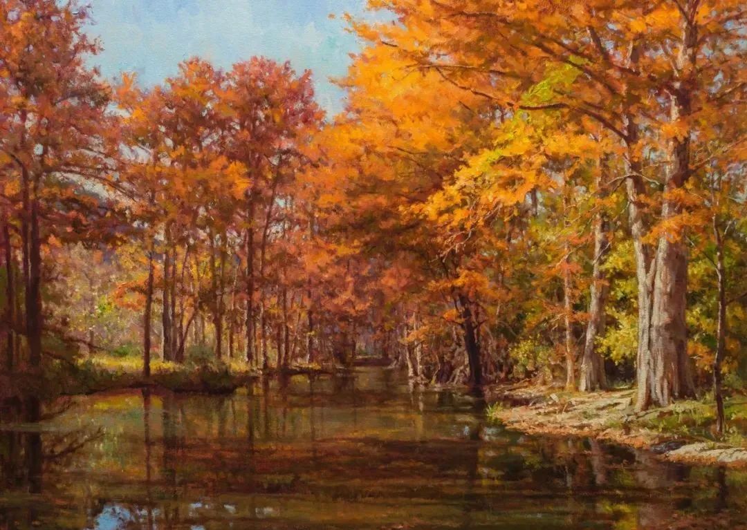 大师笔触生动的风景油画,视觉冲击力很强的风景油画图片