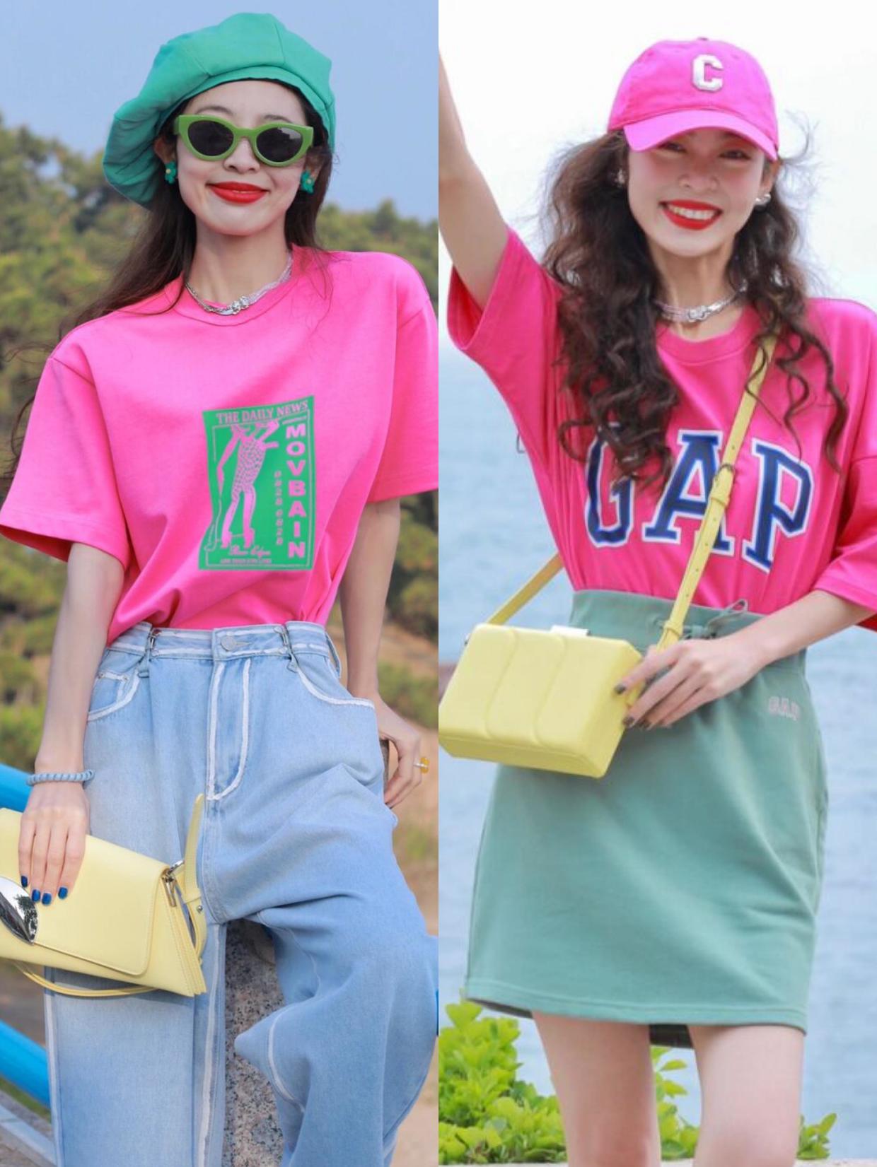 夏季穿衣高级感配色,夏季时尚短袖衣服好看