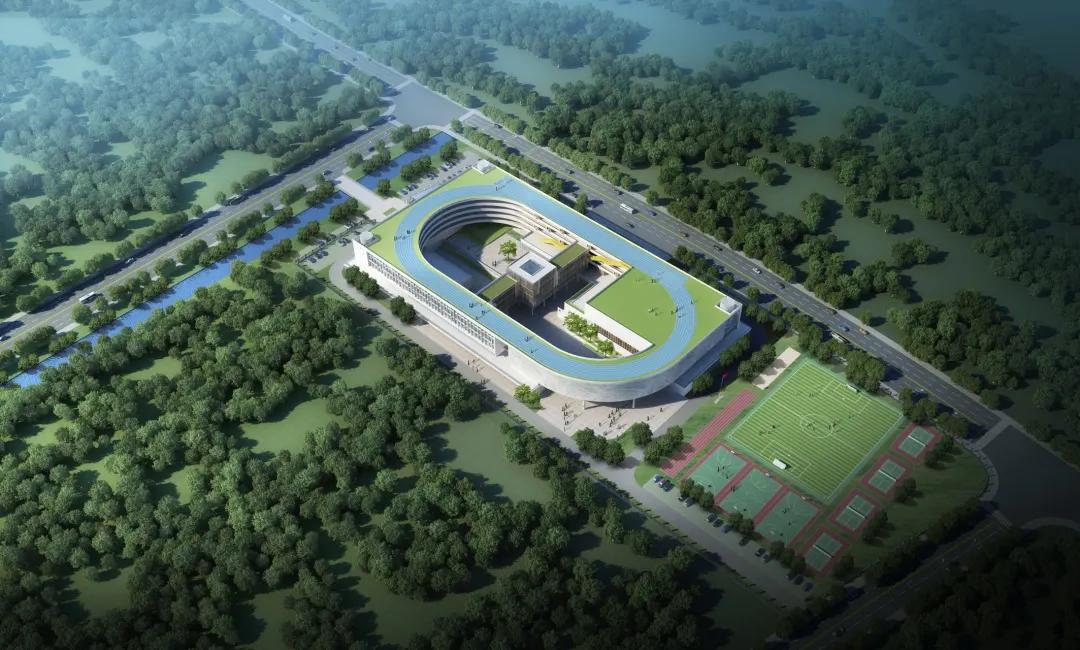 惊艳！溧阳这所新学校屋顶有跑道