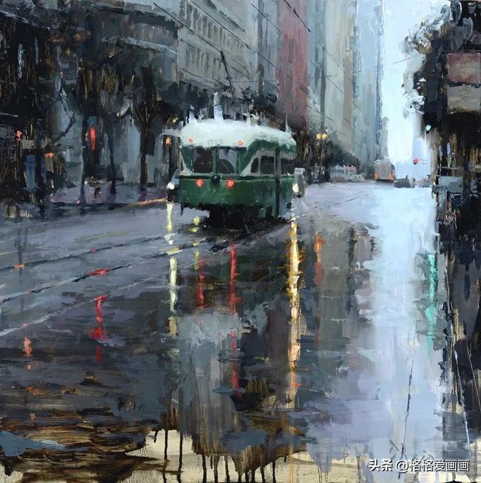 充满意境的朦胧油画印象派,比较好的油画色彩风格