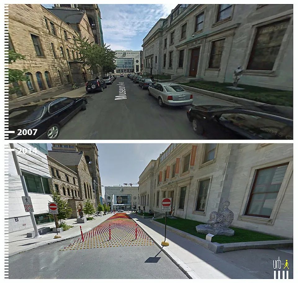 行走城市的魅力就是这么大！谷歌街景里50个公共空间改造前后对比