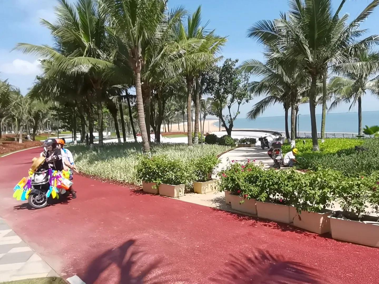 海口西秀海滩黄金海岸,海口西秀海滩公园