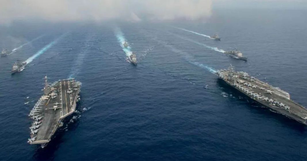 里根号航母进南海执行什么任务,里根号航母编队进入南海